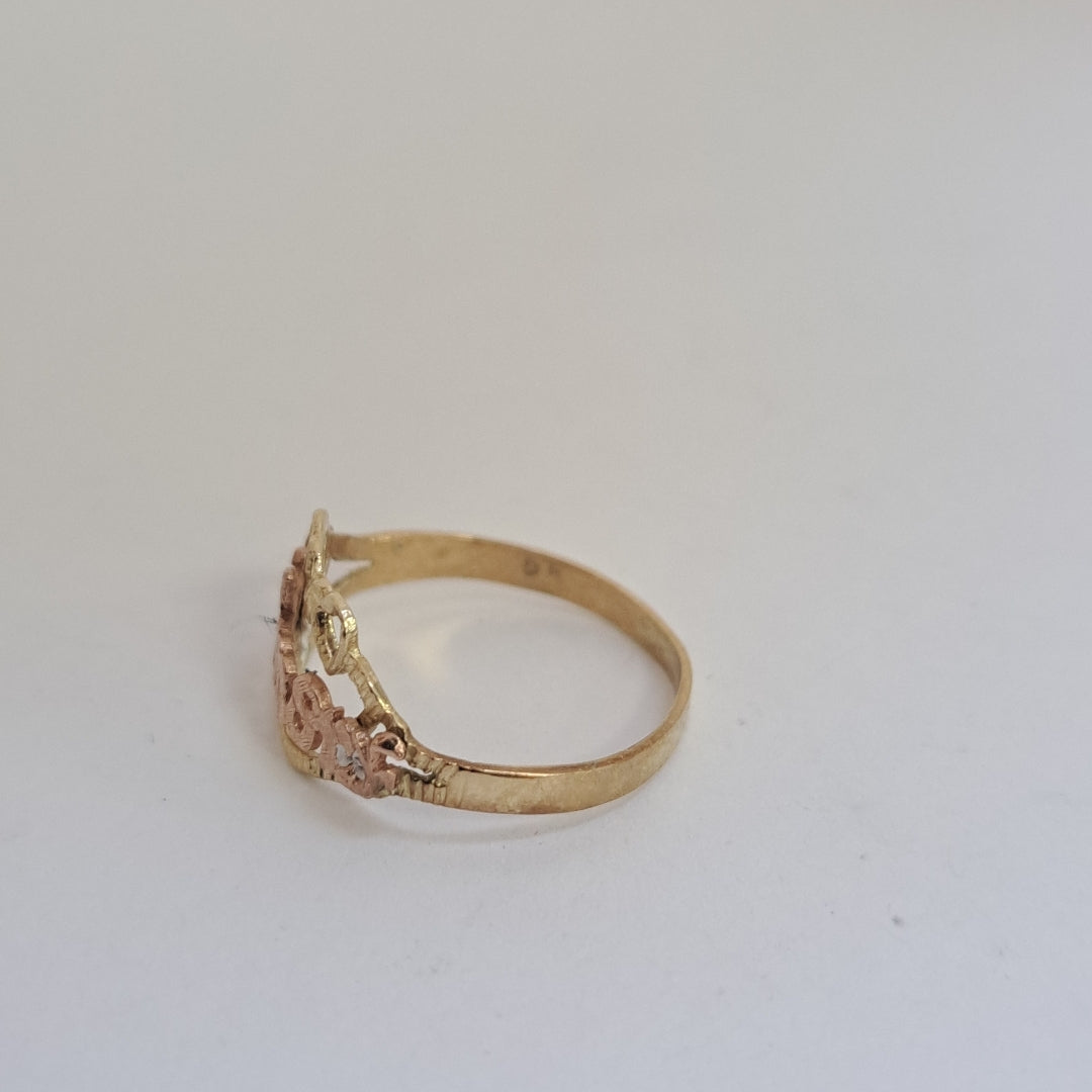 ANILLITO ORO, ORO COMBINADO 10 K 1.4 GRMS (SEMINUEVO)