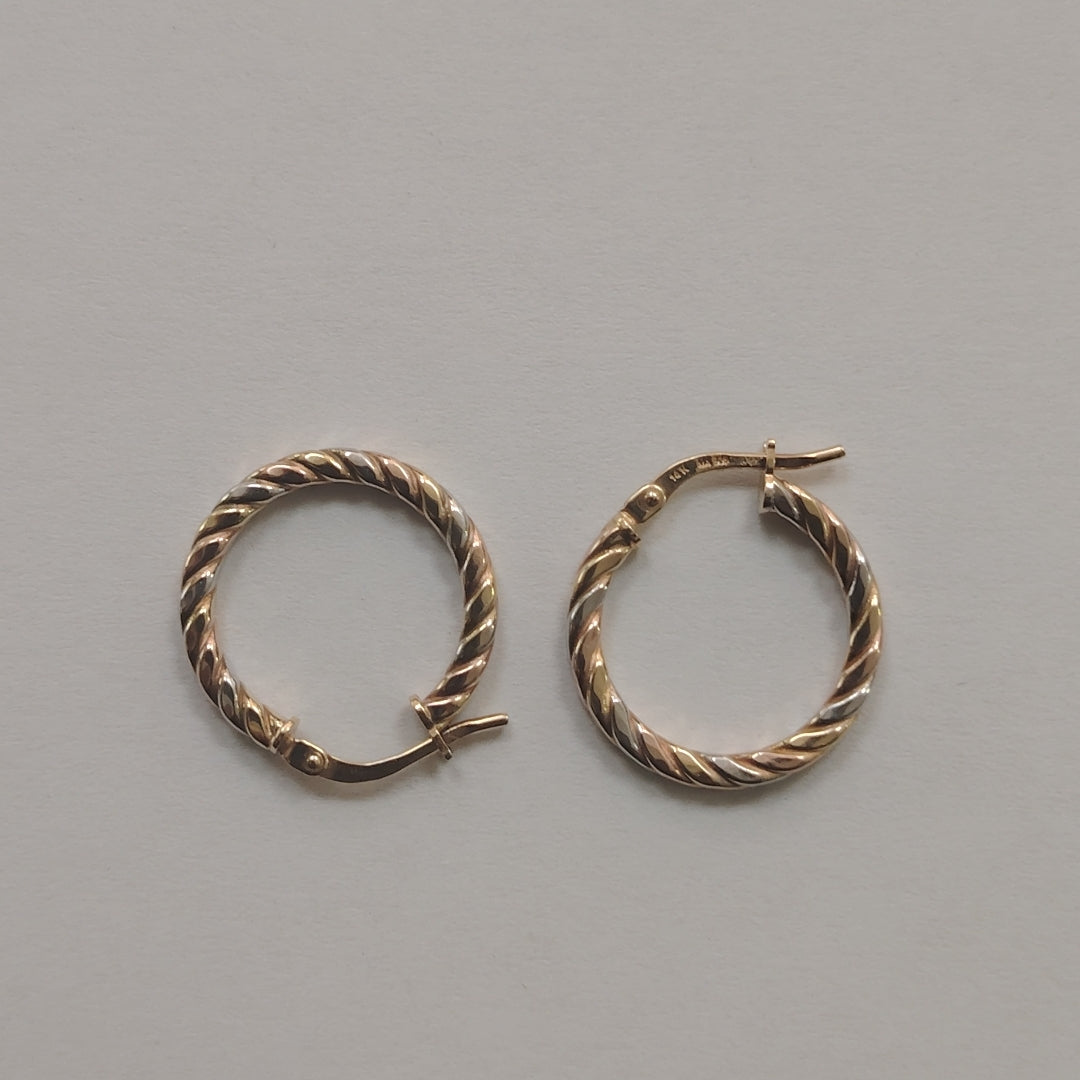 ARRACADAS ORO 14K 1.4 (NUEVO)