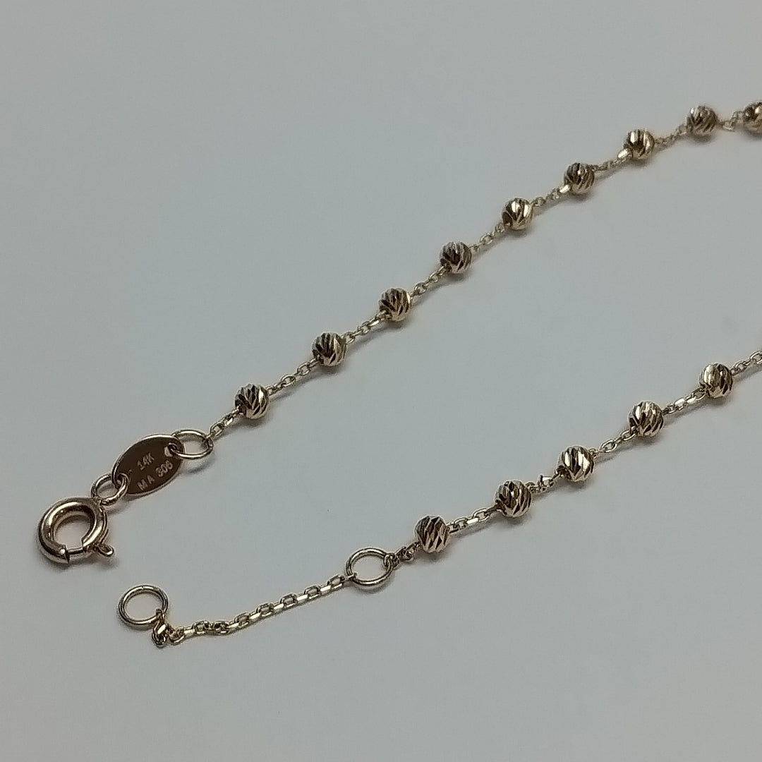 PULSERAS DAMA ORO 14K 1.2 (NUEVO)