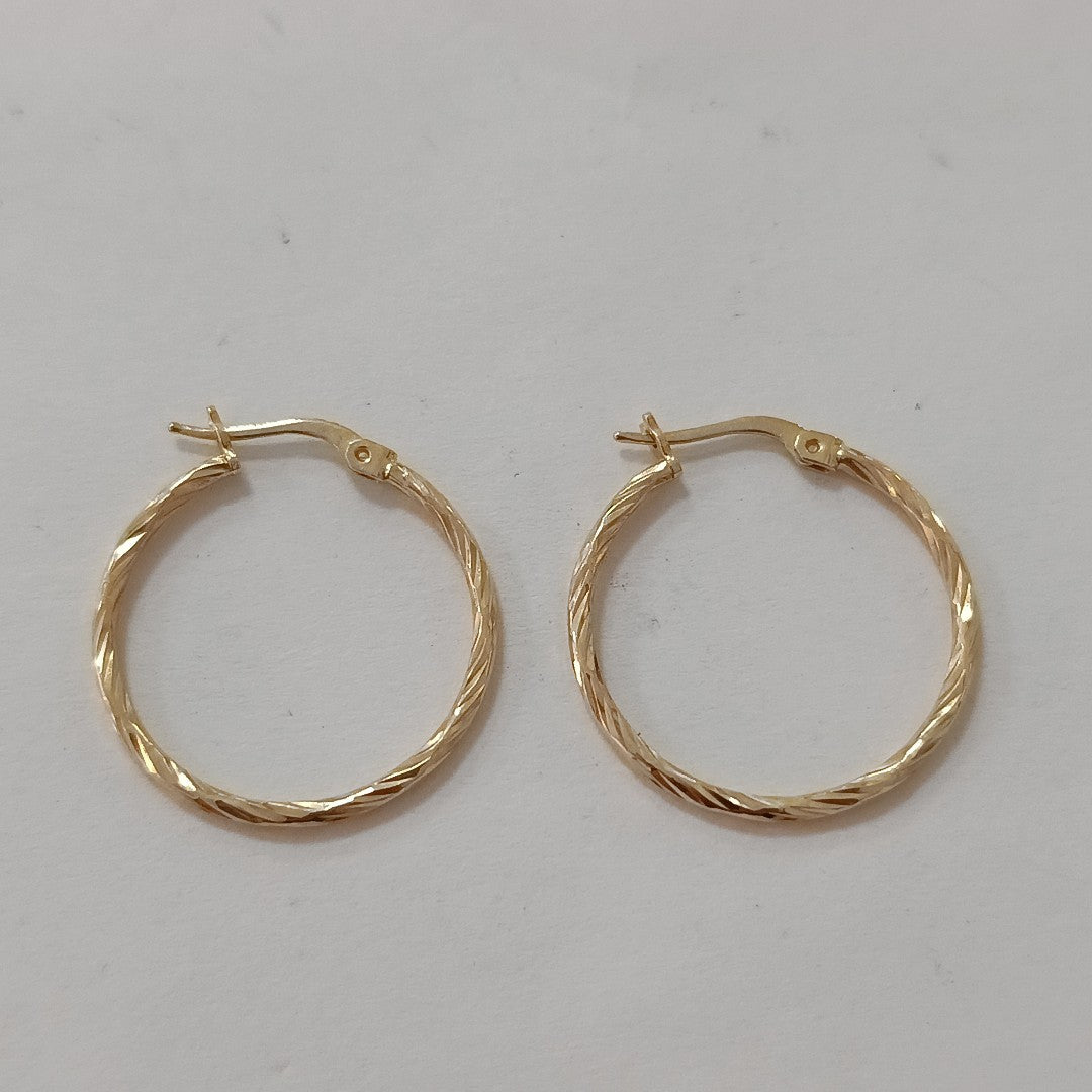 ARRACADAS PAR ORO 14 K 1,40 GRMS (SEMINUEVO)