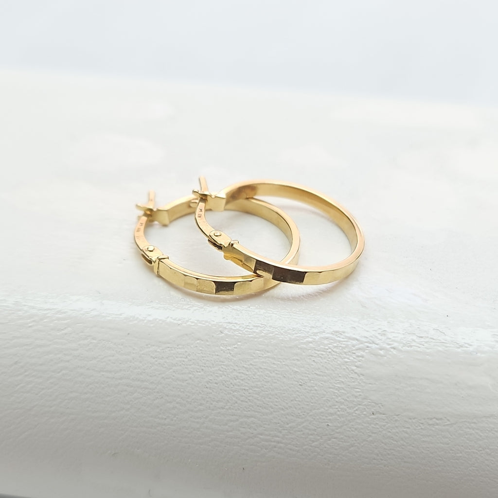 ARRACADAS PAR ORO 14 K 1,10 GRMS (SEMINUEVO)