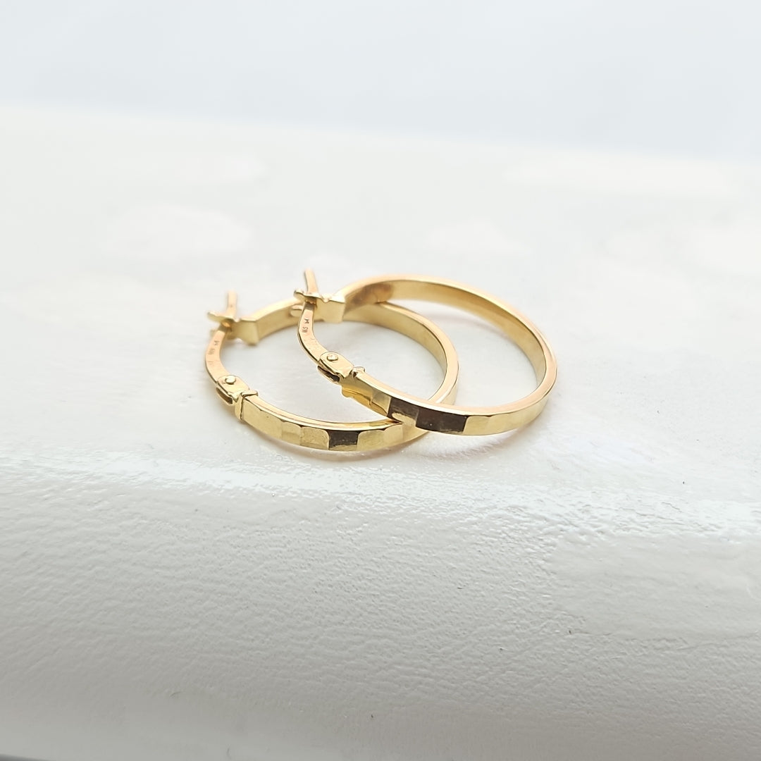 ARRACADAS PAR ORO 14 K 1,10 GRMS (SEMINUEVO)