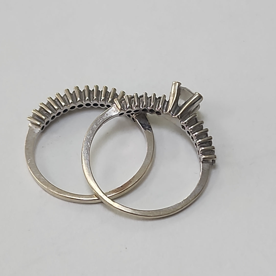 ANILLITO ORO BLANCO 14 K 3.5 GRMS (SEMINUEVO)