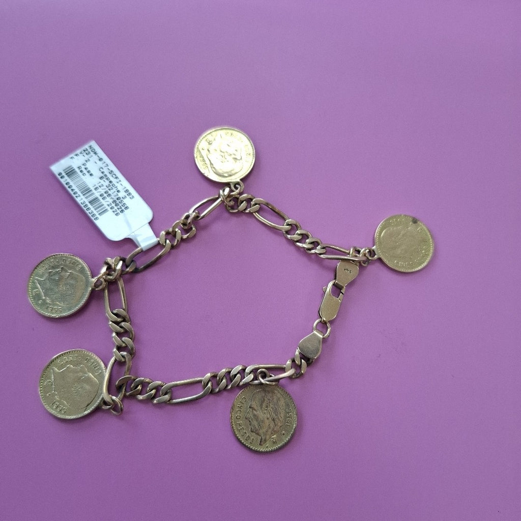 K1 29,90 GRMS 10 K IDENTIFICACIÓN PULSERA MATERIALES ORO ESPECIFICACIONES (SEMINUEVO)