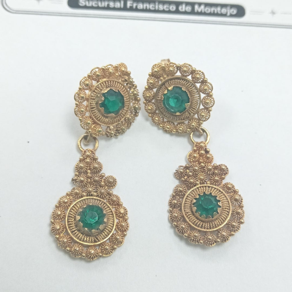 BROQUELES PAR ORO 8 K 8.1 GRMS (SEMINUEVO)