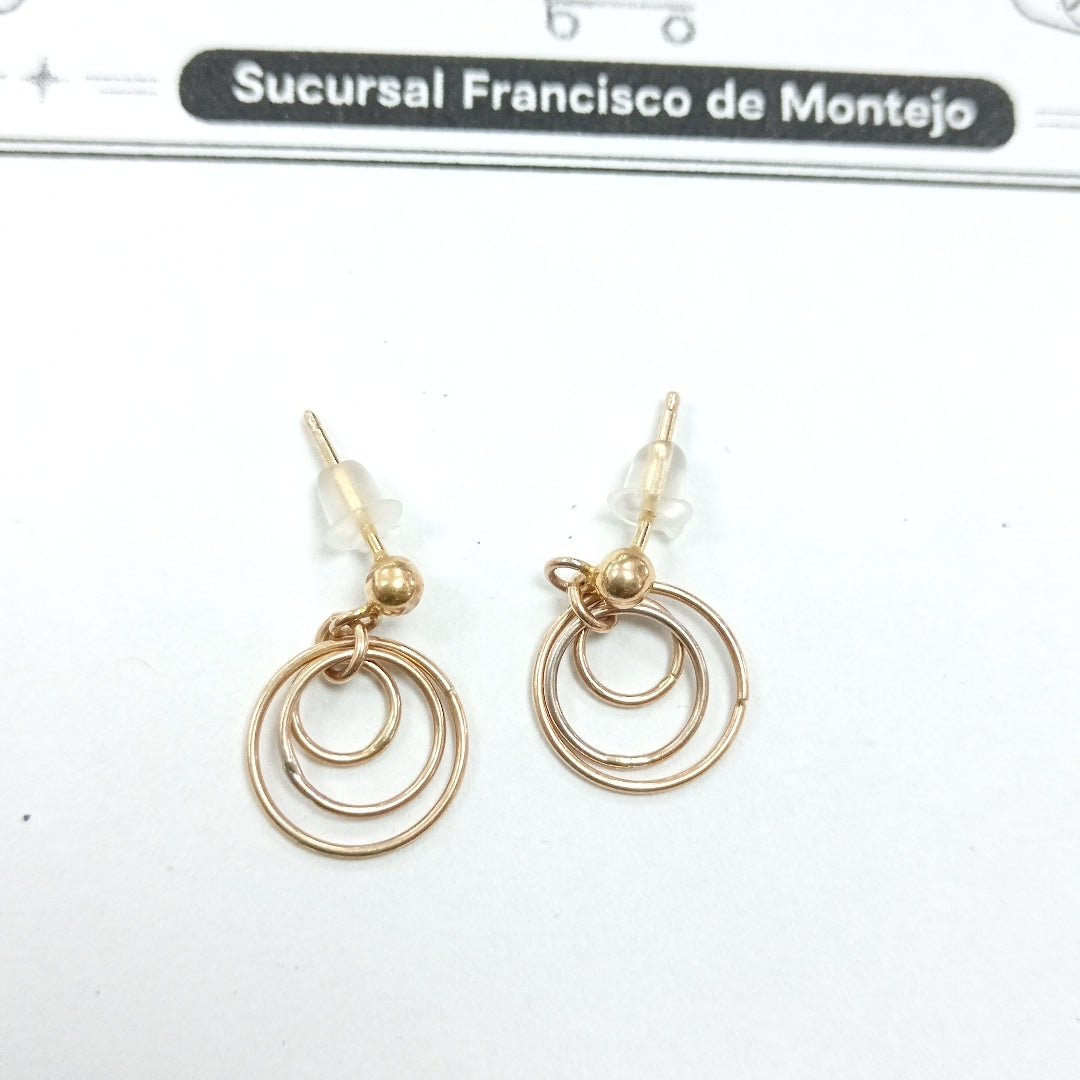 BROQUELES PAR ORO 10 K 1,20 GRMS (SEMINUEVO)