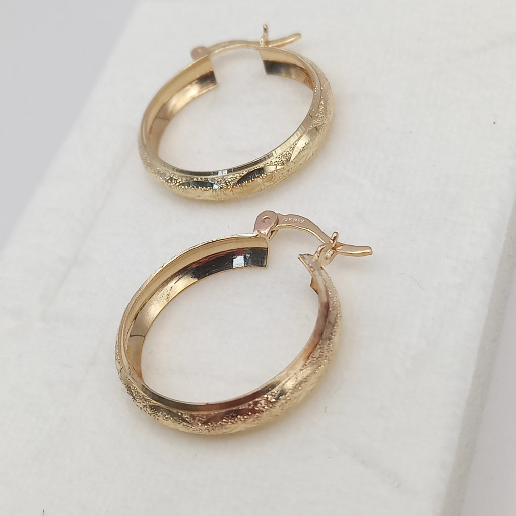 ARRACADAS PAR ORO 10 K 3,00 GRMS (SEMINUEVO)