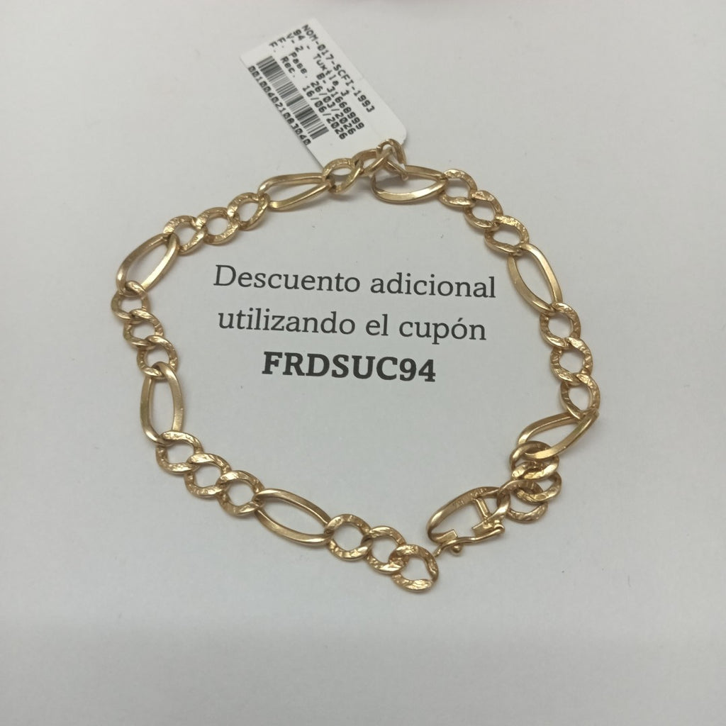 PULSERA ORO 18 K 10.6 GRMS (SEMINUEVO)