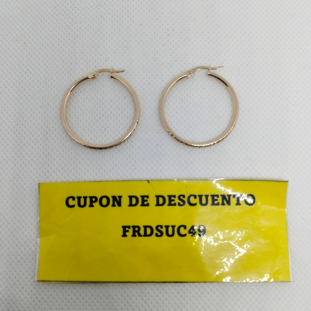 ARRACADAS ORO 10K 2.3 (NUEVO)