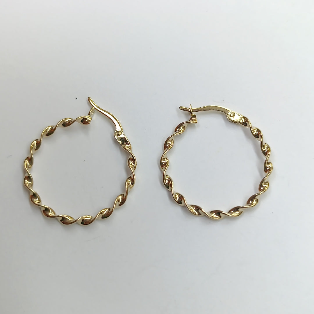 ARRACADAS ORO 14K 1.5 (NUEVO)