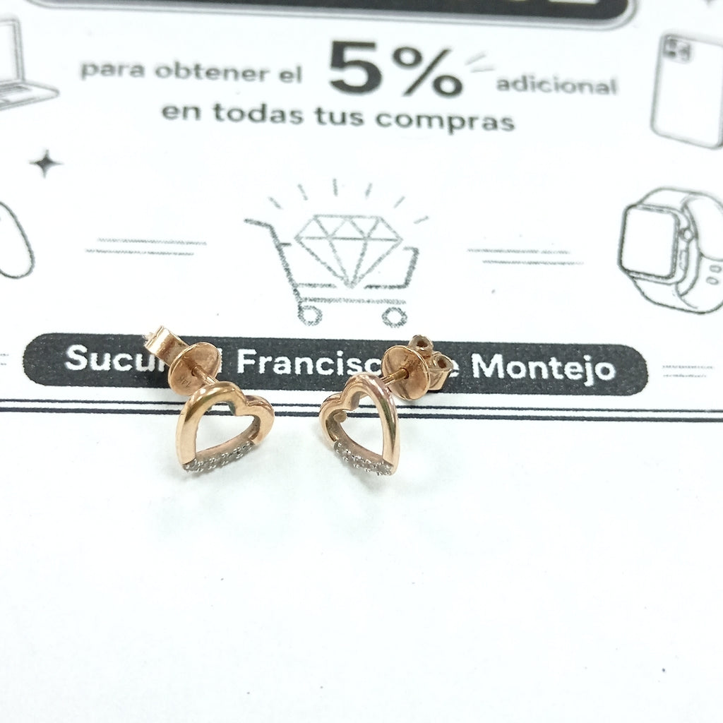 BROQUELES PAR ORO 14 K 1.1 GRMS (SEMINUEVO)