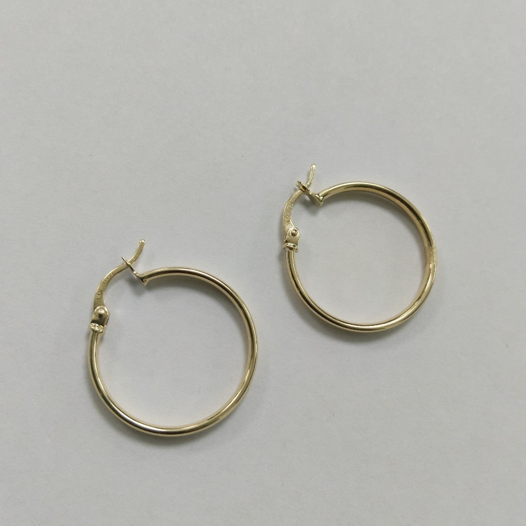 ARRACADAS ORO 14K 1.5 (NUEVO)