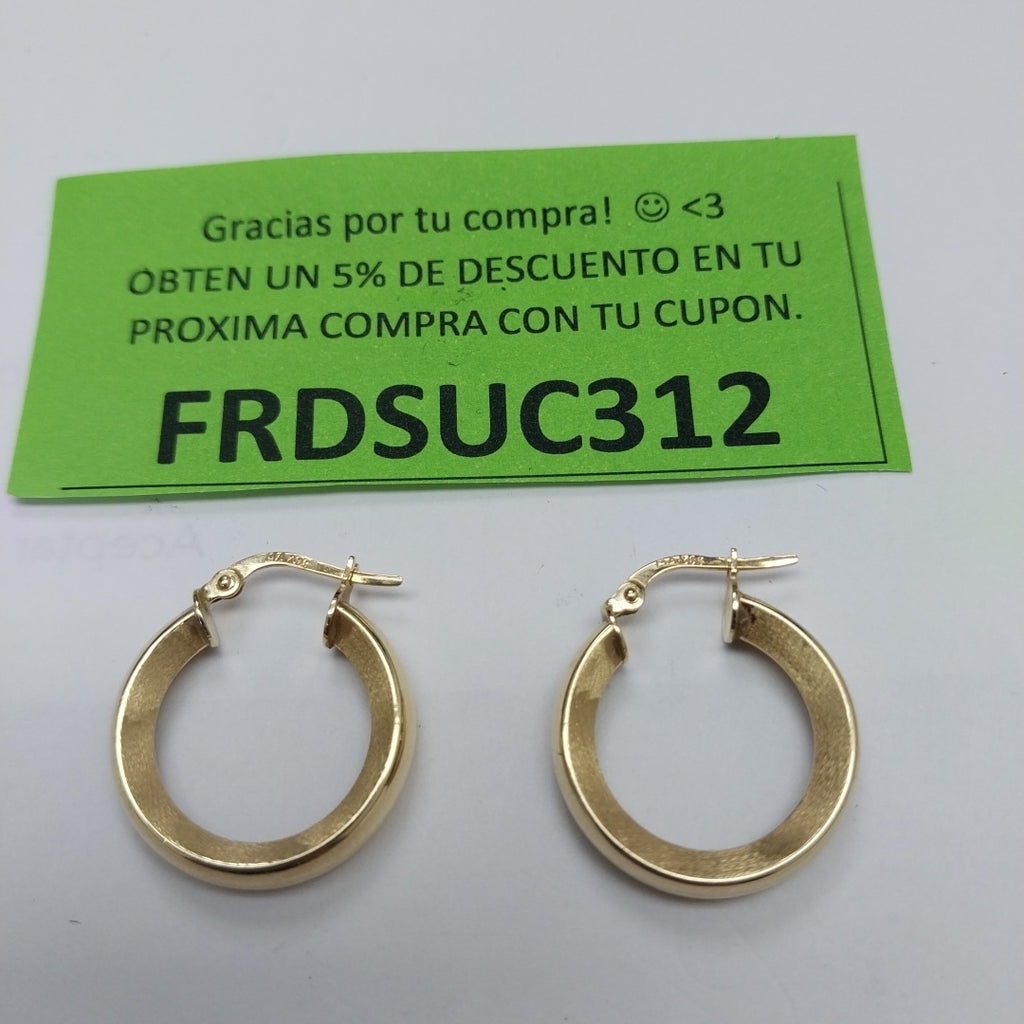 ARRACADAS PAR ORO 10 K 1.8 GRMS (SEMINUEVO)