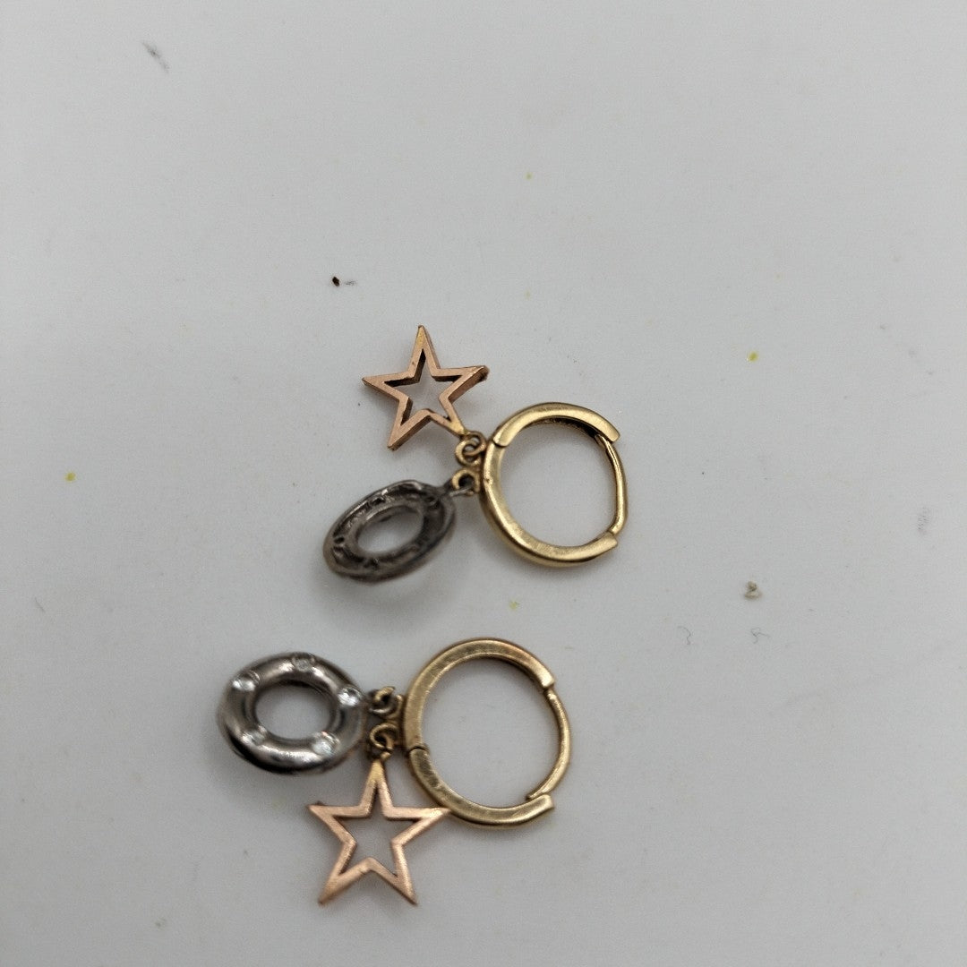 ARRACADAS PAR ORO 14 K 2.5 GRMS (SEMINUEVO)