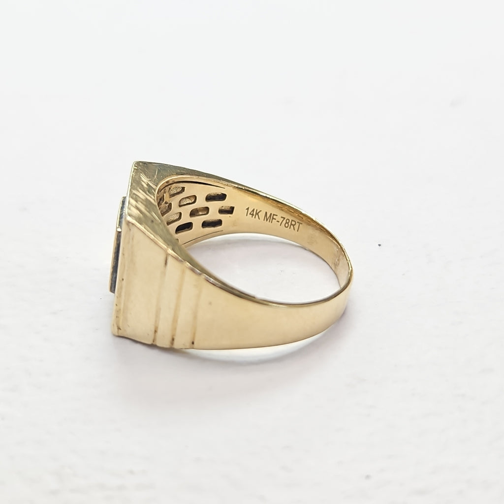 ANILLO ORO 14 K 7.6 GRMS (SEMINUEVO)