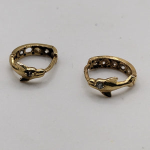 ARRACADAS PAR ORO 10 K 1.5 GRMS (SEMINUEVO)