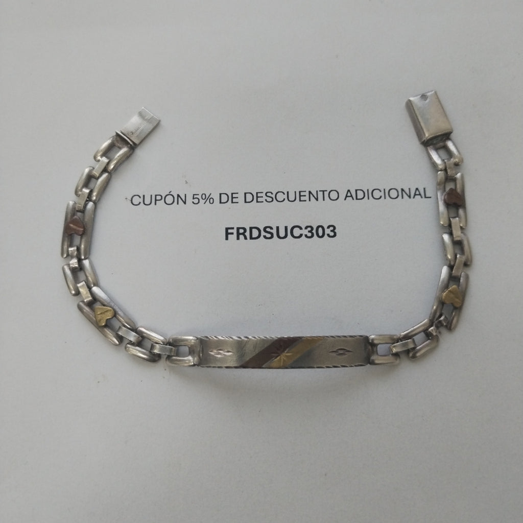 BRAZALETE PLATA 6.6 GRMS (SEMINUEVO)