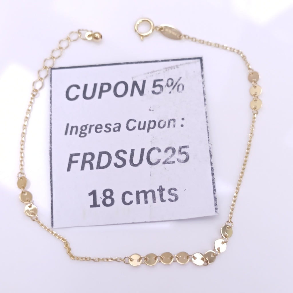 PULSERAS DAMA ORO 14K 1 (NUEVO)