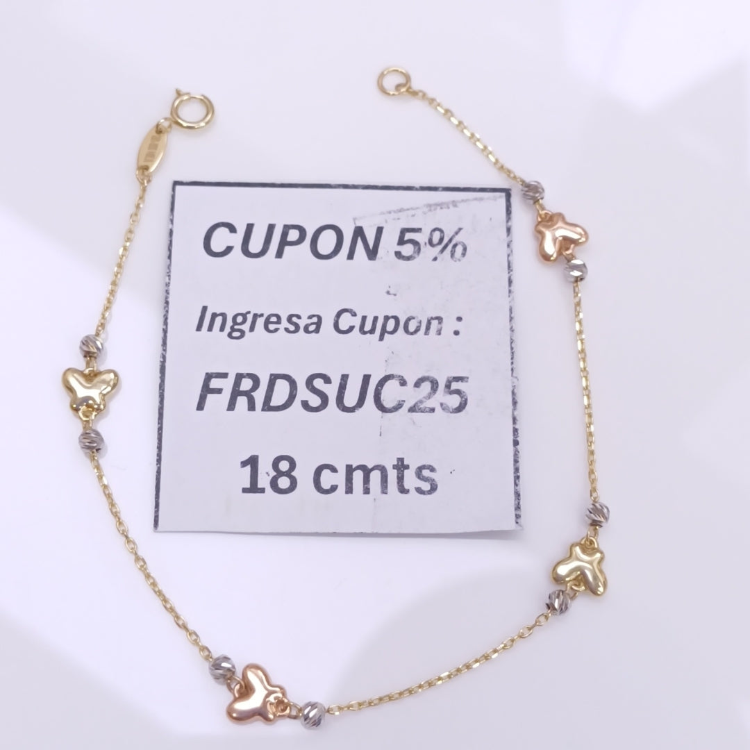 PULSERAS DAMA ORO 14K 1.4 (NUEVO)