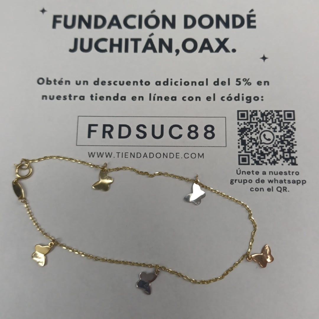 PULSERAS DAMA ORO 14K 1.5 (NUEVO)