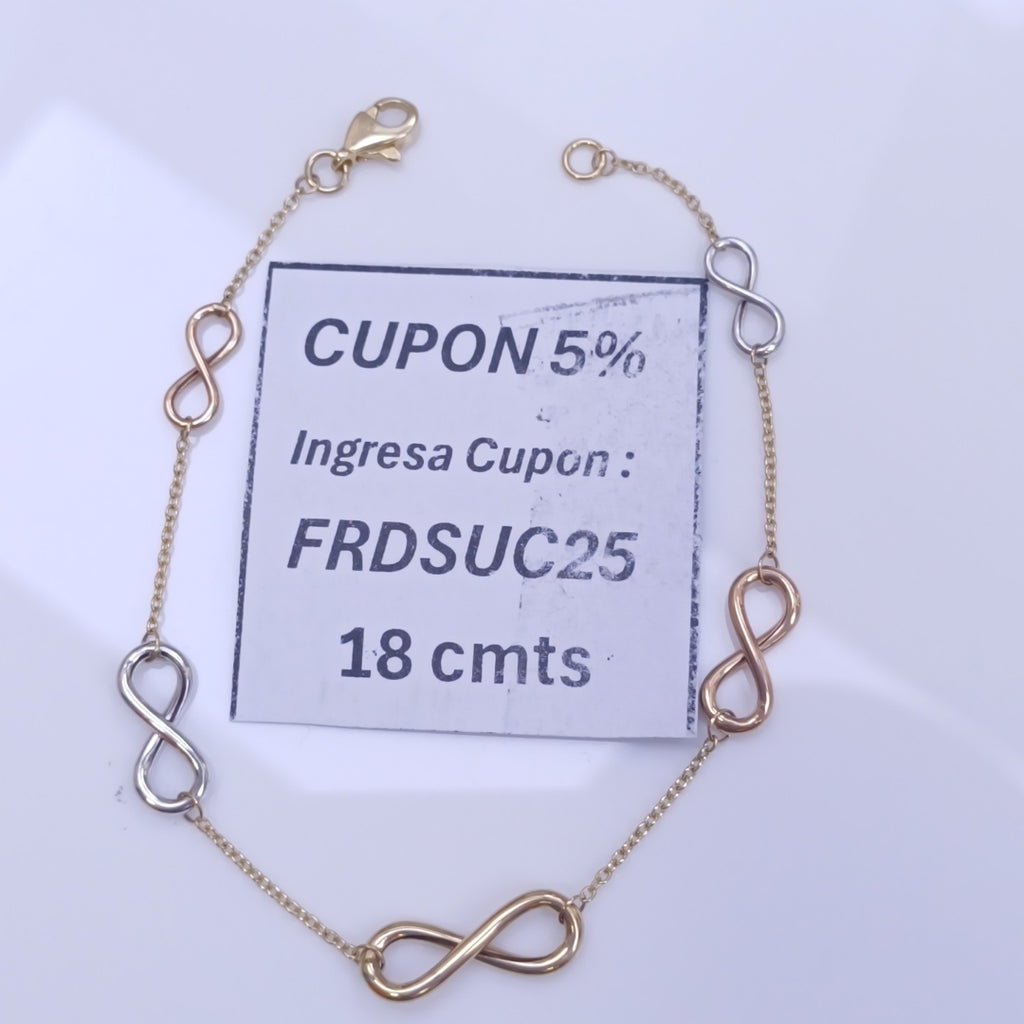 PULSERAS DAMA ORO 14K 1.6 (NUEVO)