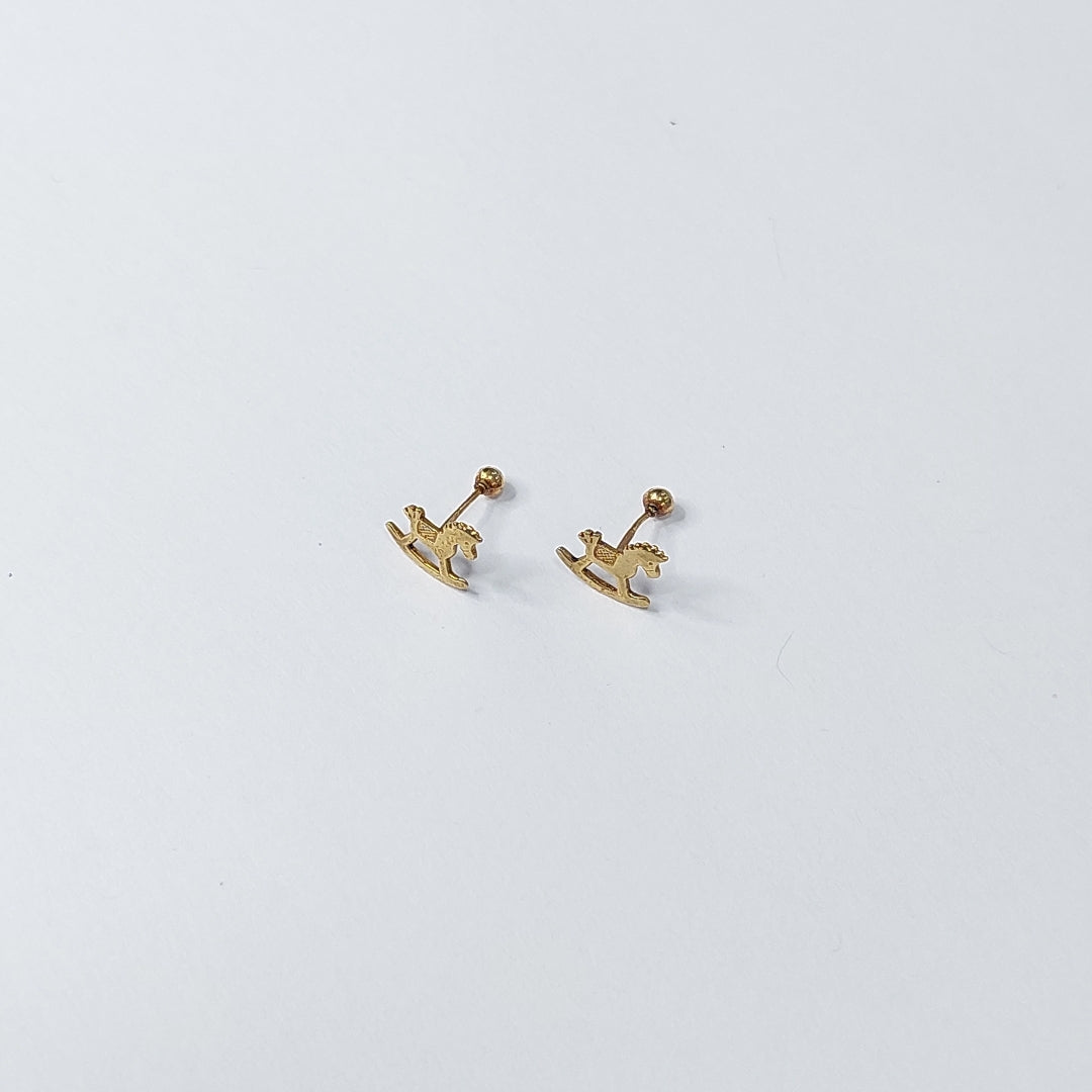 BROQUELES PAR ORO 10 K 0.5 GRMS (SEMINUEVO)