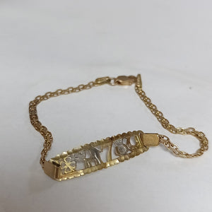 ESCLAVA ORO 10 K 2.9 GRMS (SEMINUEVO)