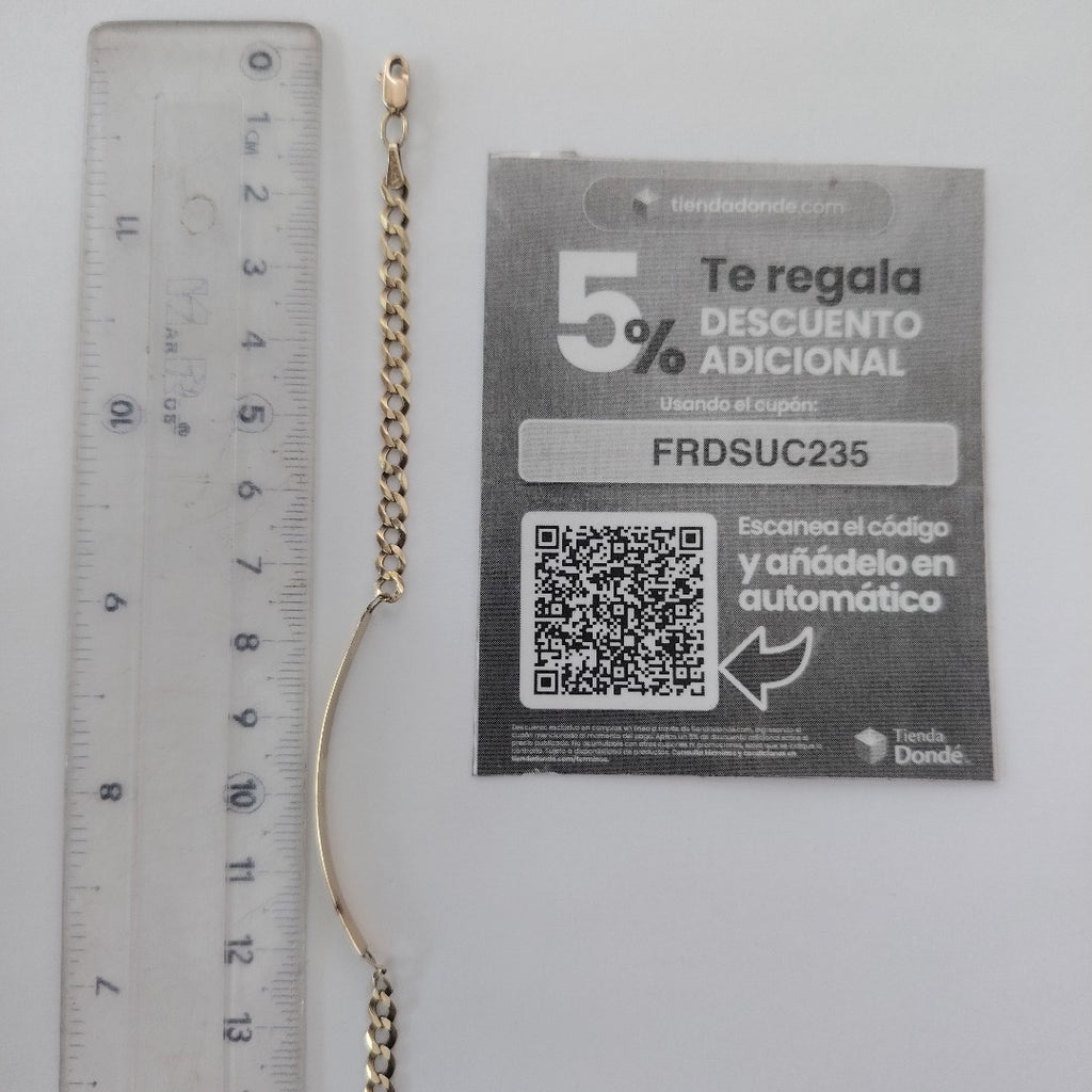 ESCLAVA ORO 10 K 3.6 GRMS (SEMINUEVO)