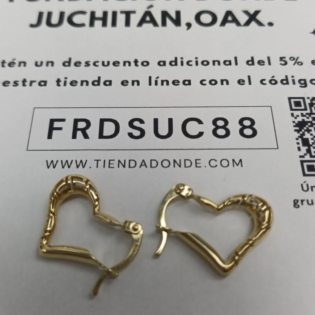 ARRACADAS ORO 14K 1.9 (NUEVO)