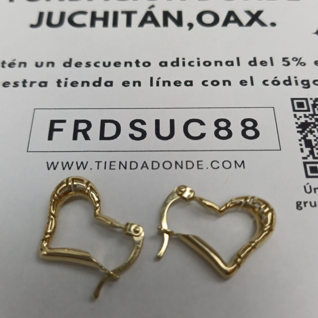 ARRACADAS ORO 14K 1.9 (NUEVO)