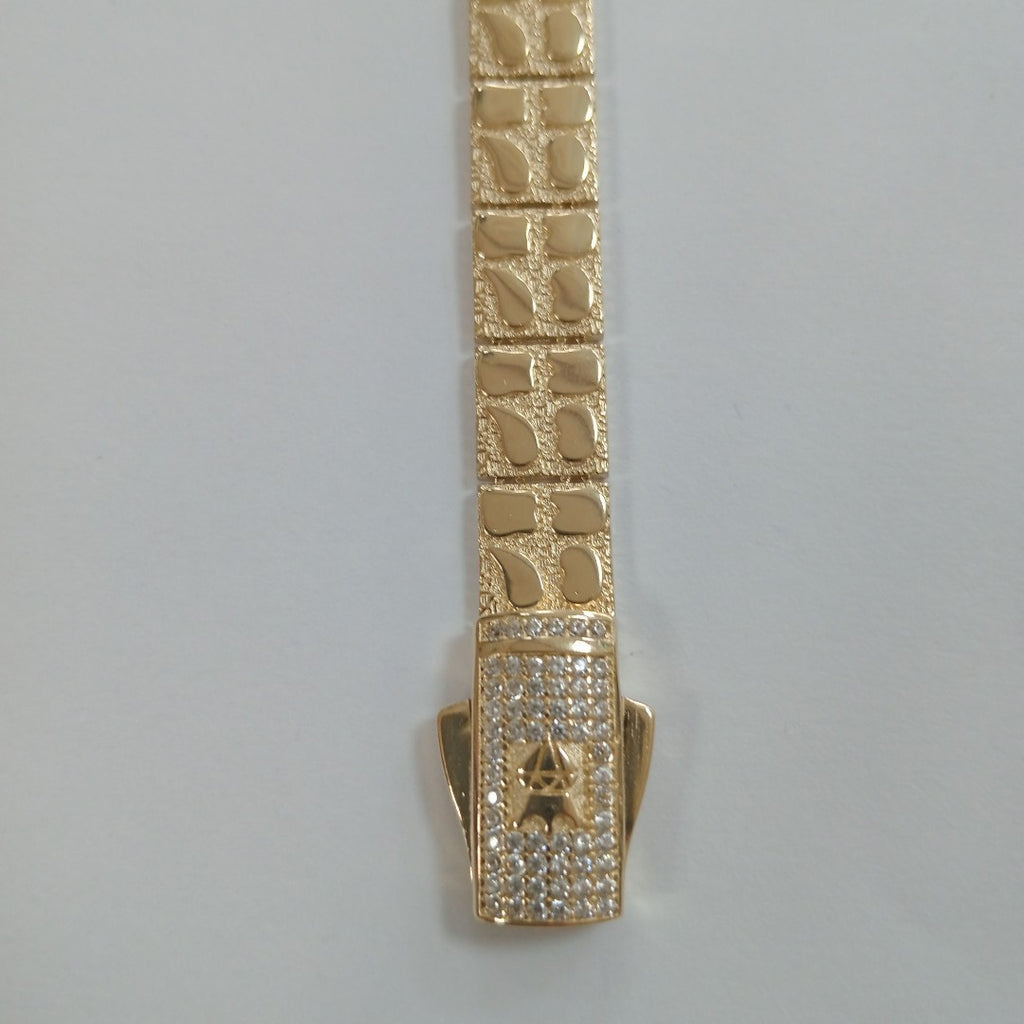 PULSERAS CABALLERO ORO 14K 17.4 (NUEVO)