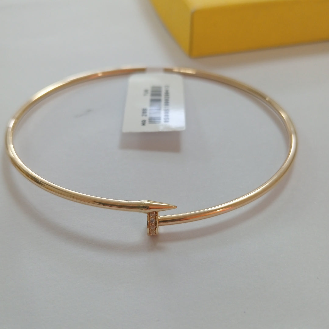 PULSERA CLAVO ORO 14K 2.8 (NUEVO)
