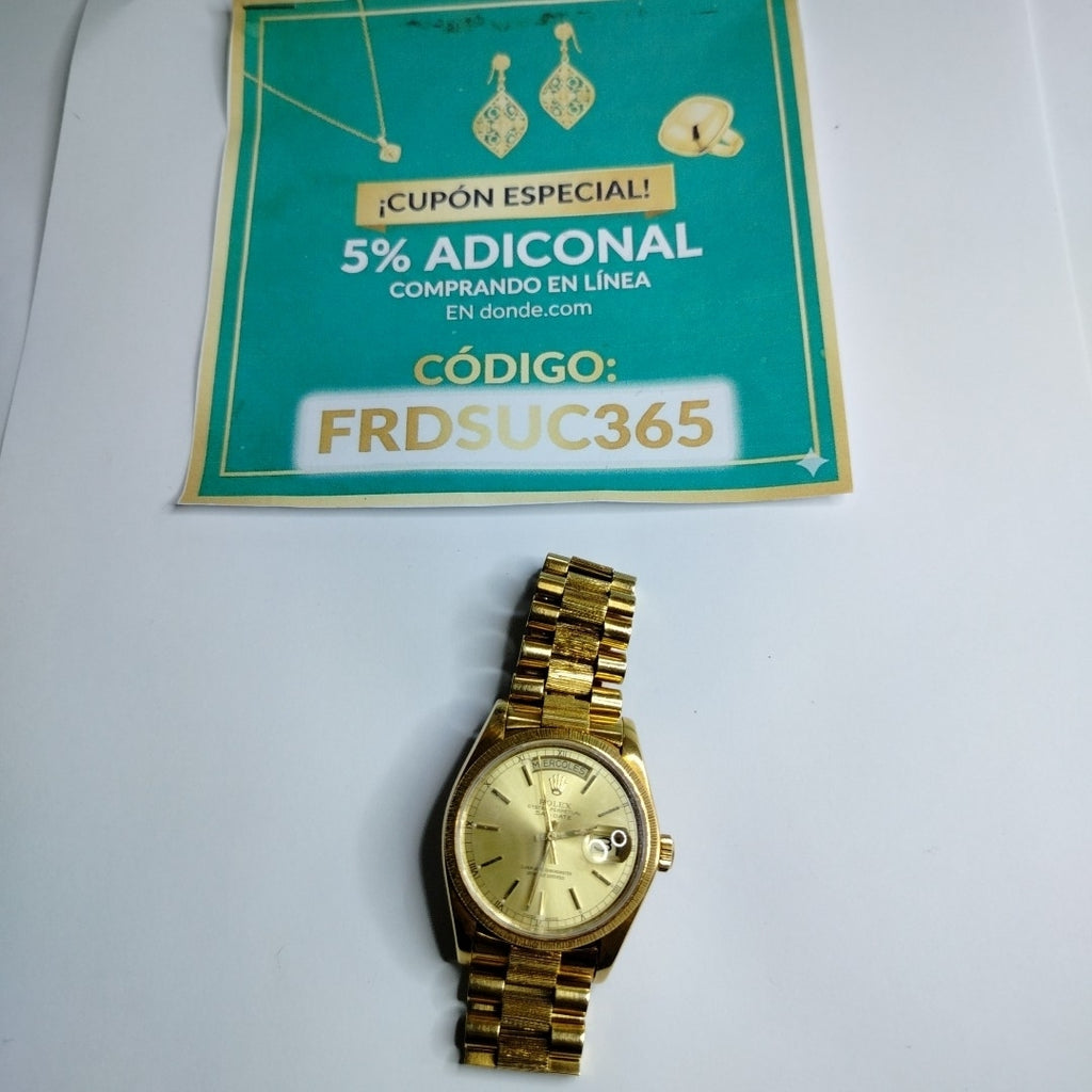 RELOJ CABALLERO OYSTER PERPETUAL DAY-DATE (SEMINUEVO)