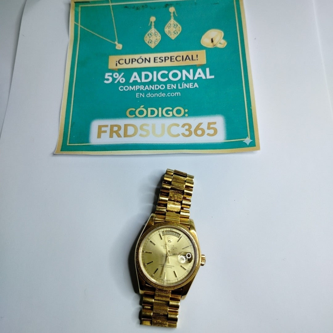 RELOJ CABALLERO OYSTER PERPETUAL DAY-DATE (SEMINUEVO)
