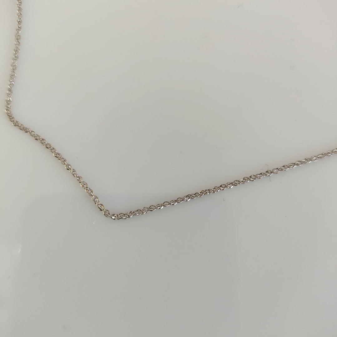 CADENA ORO, ORO BLANCO 14 K 1 GRMS (SEMINUEVO)