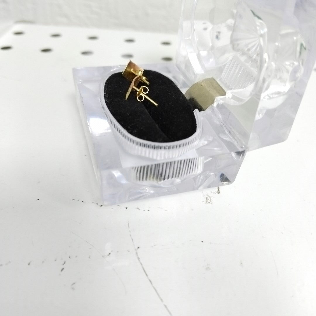 BROQUELES PAR ORO 14 K 1,10 GRMS (SEMINUEVO)