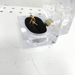 BROQUELES PAR ORO 14 K 1,10 GRMS (SEMINUEVO)
