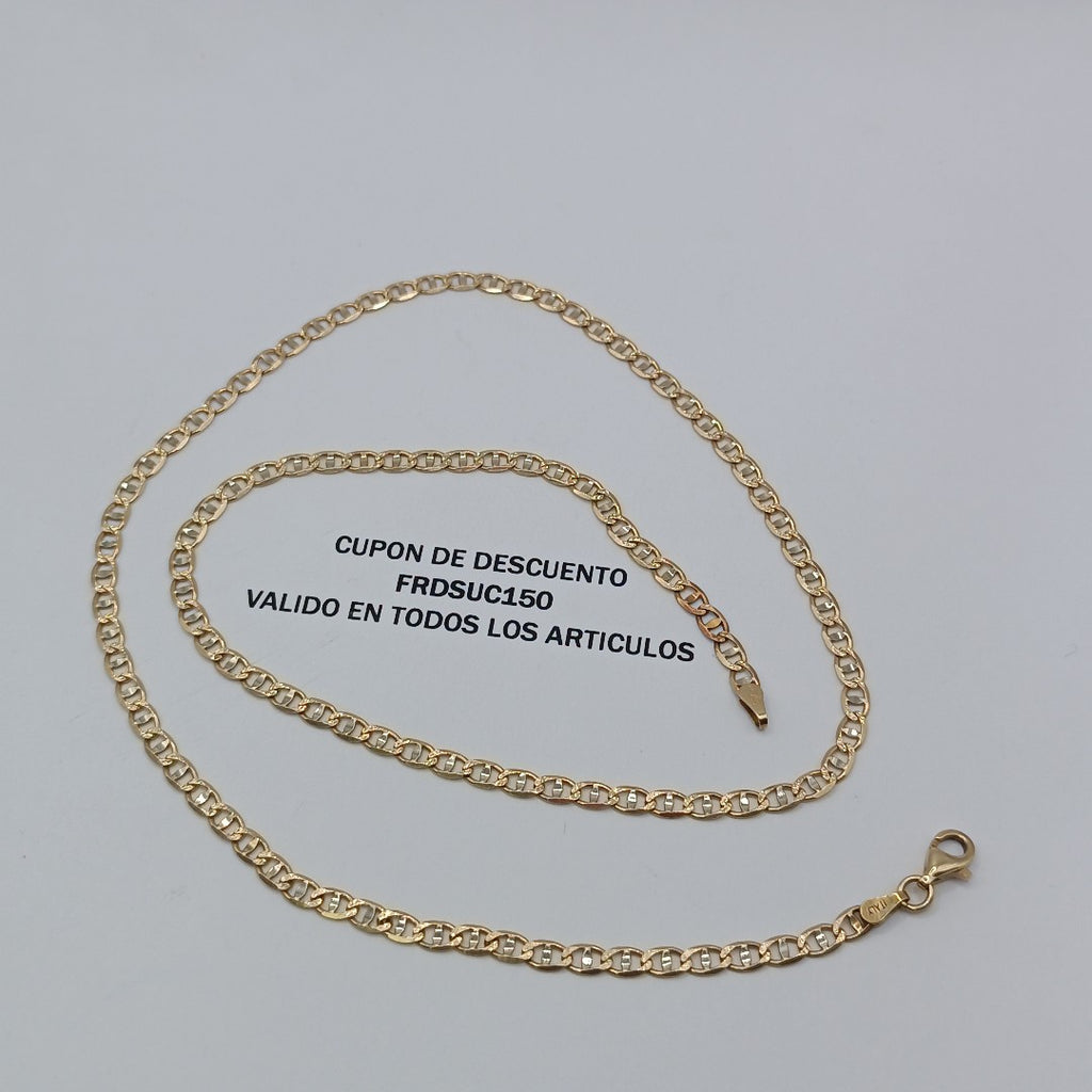 CADENA ORO 14 K 7.8 GRMS (SEMINUEVO)