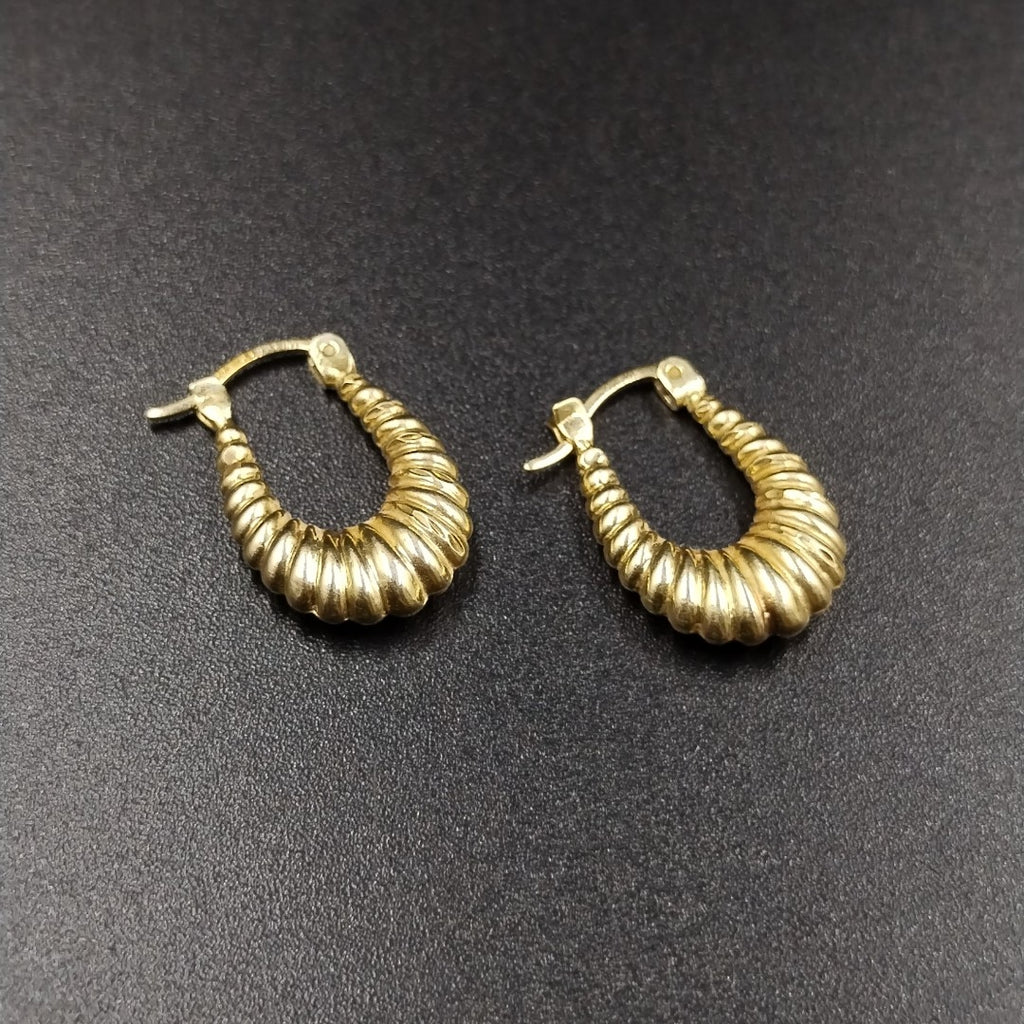 ARRACADAS PAR ORO 14 K 1.7 GRMS (SEMINUEVO)