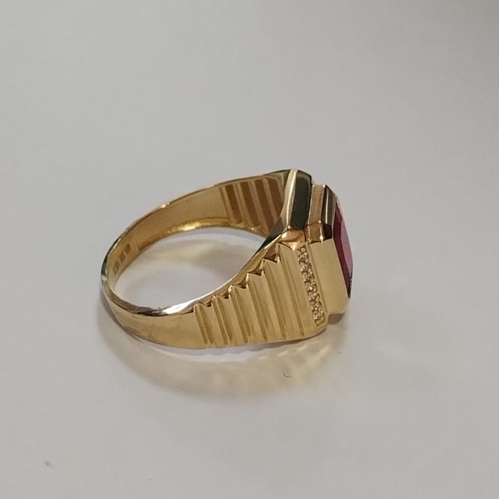 ANILLOS CABALLERO ORO 14K 6.8 (NUEVO)