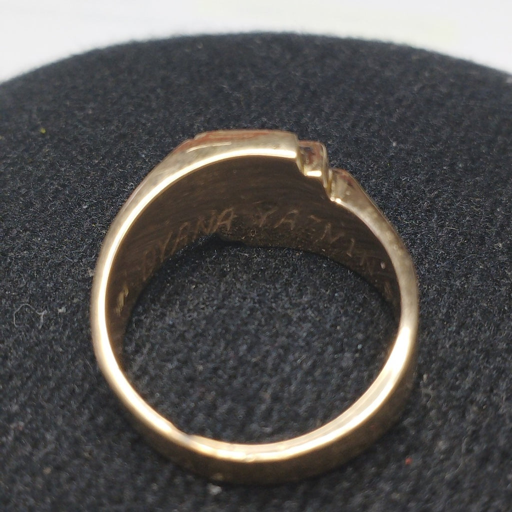 ANILLO DE GRADUACIÓN ORO 14 K 6.9 GRMS (SEMINUEVO)