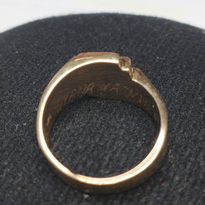 ANILLO DE GRADUACIÓN ORO 14 K 6.9 GRMS (SEMINUEVO)