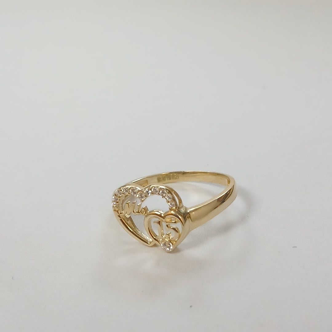 ANILLOS DAMA ORO 14K 2 (NUEVO)