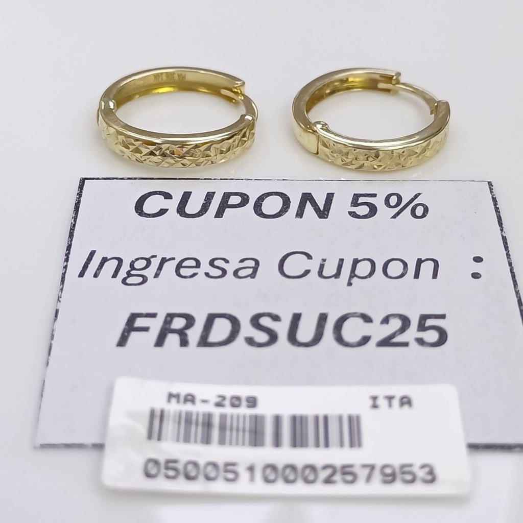 HUGGIES ORO 14K 1.7 (NUEVO)