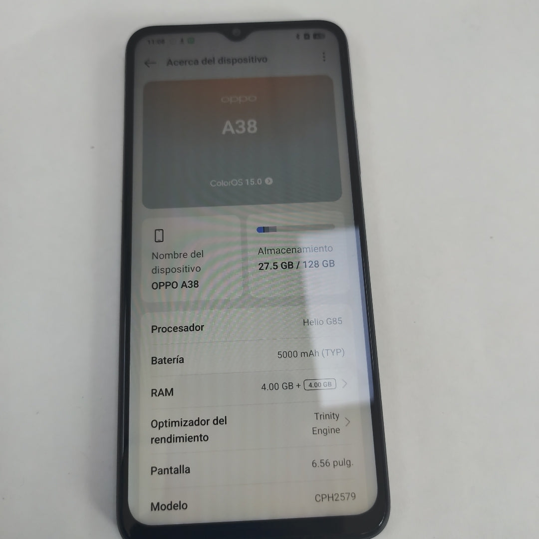 CELULAR OPPO A38 CPH2579 (2023) 128 GB 4 GB RAM (SEMINUEVO)