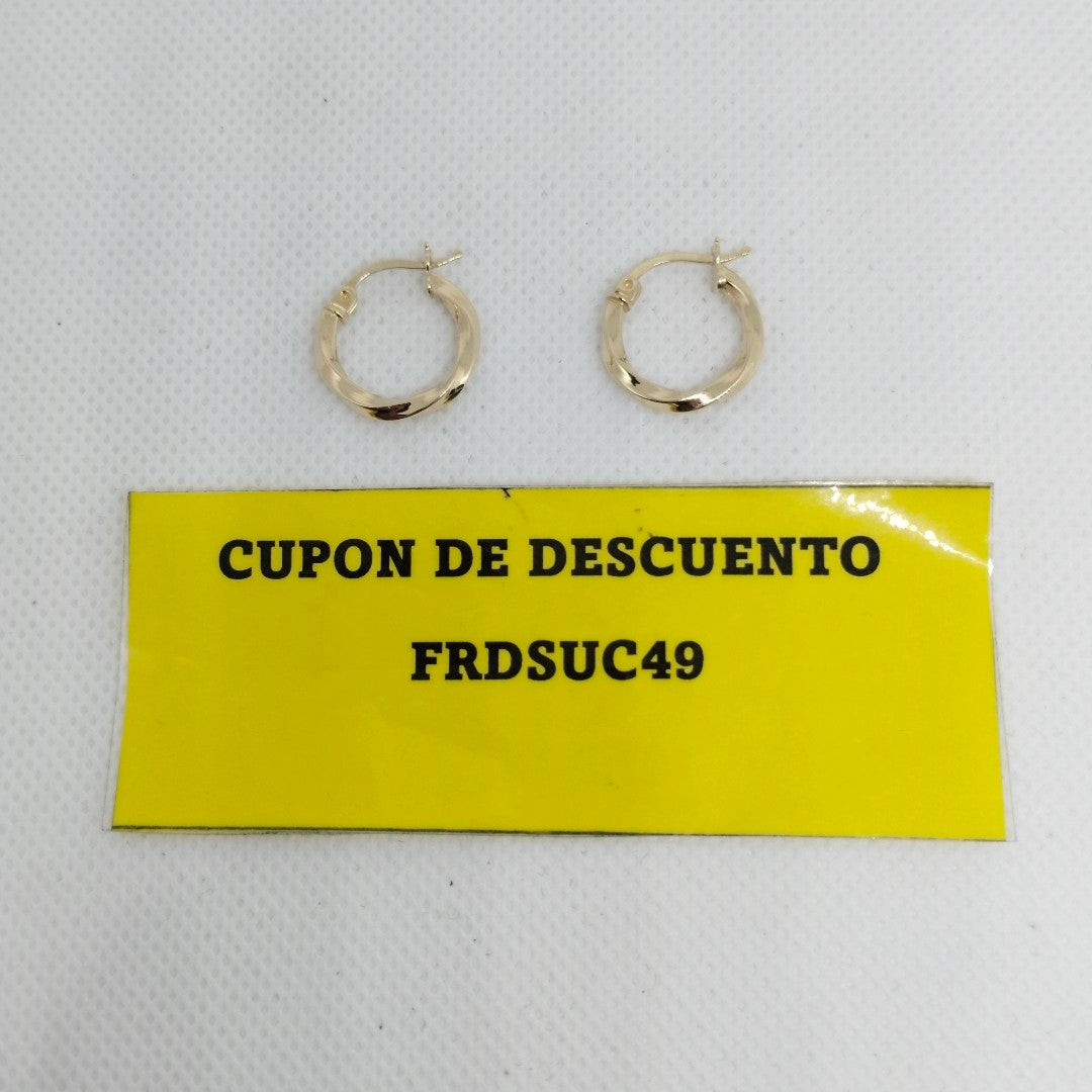 ARRACADAS ORO 14K 1.2 (NUEVO)