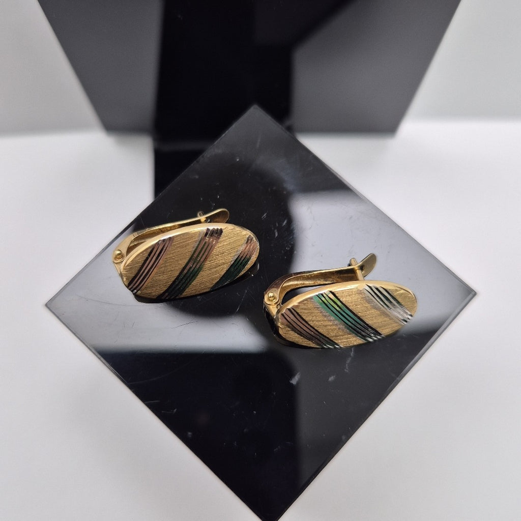 ARETES PAR ORO 14 K 2,60 GRMS (SEMINUEVO)