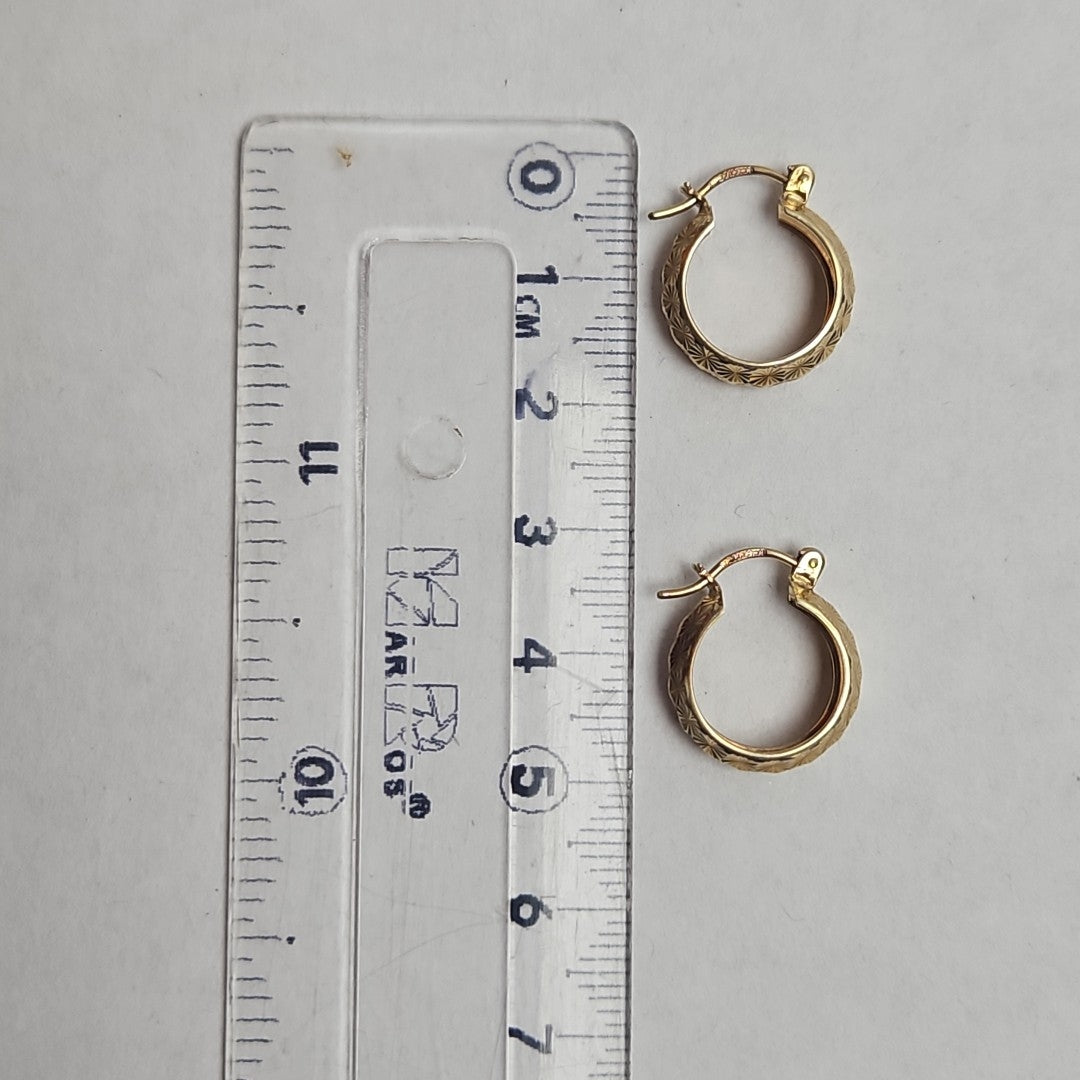ARRACADAS PAR ORO 8 K 2 GRMS (SEMINUEVO)