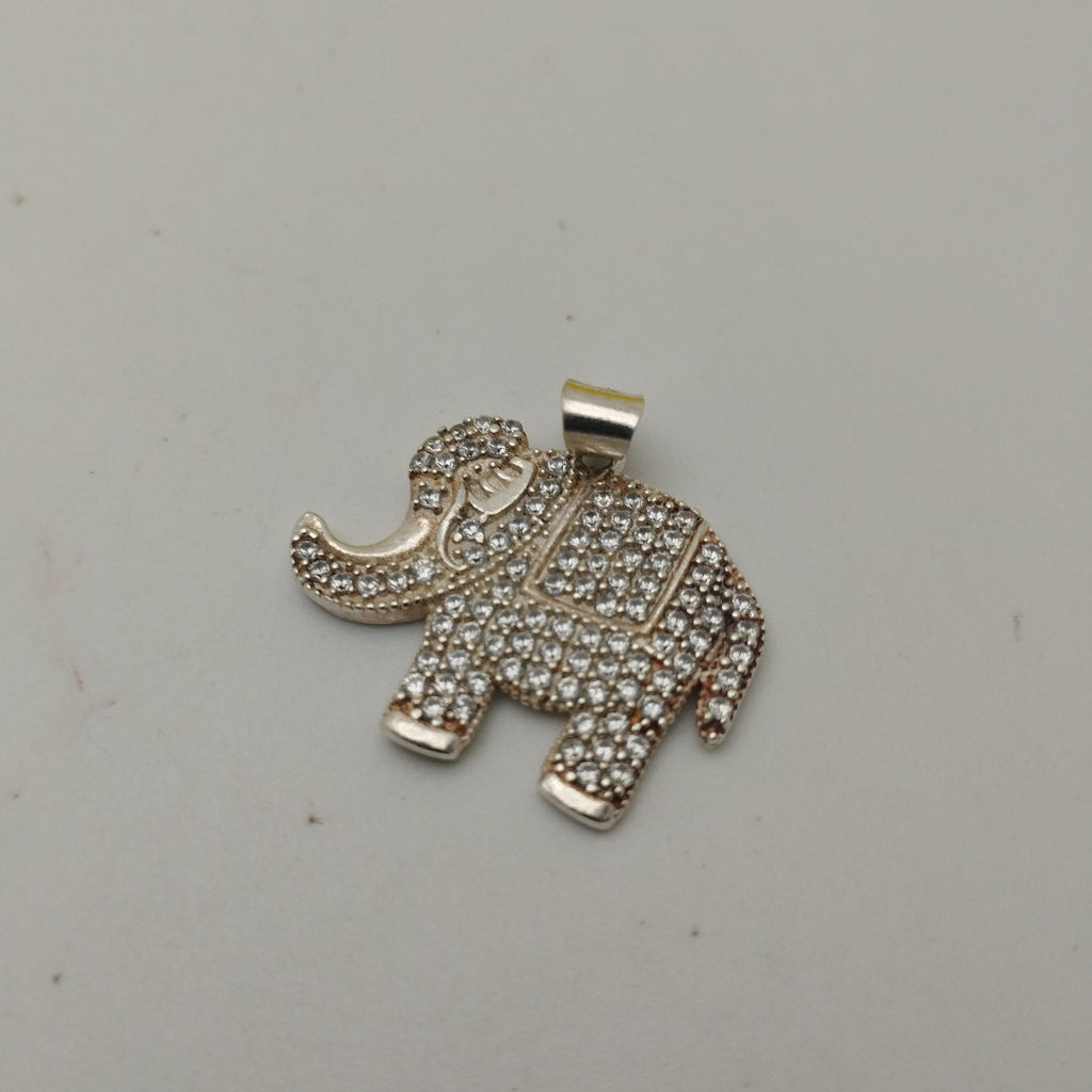 DIJE ELEFANTE C/CIRCONIAS PLATA .925 5.2 GR (NUEVO)