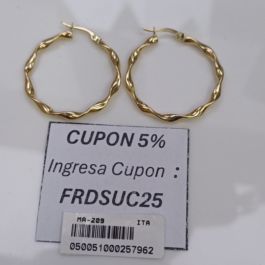 ARRACADAS ORO 14K 1.8 (NUEVO)